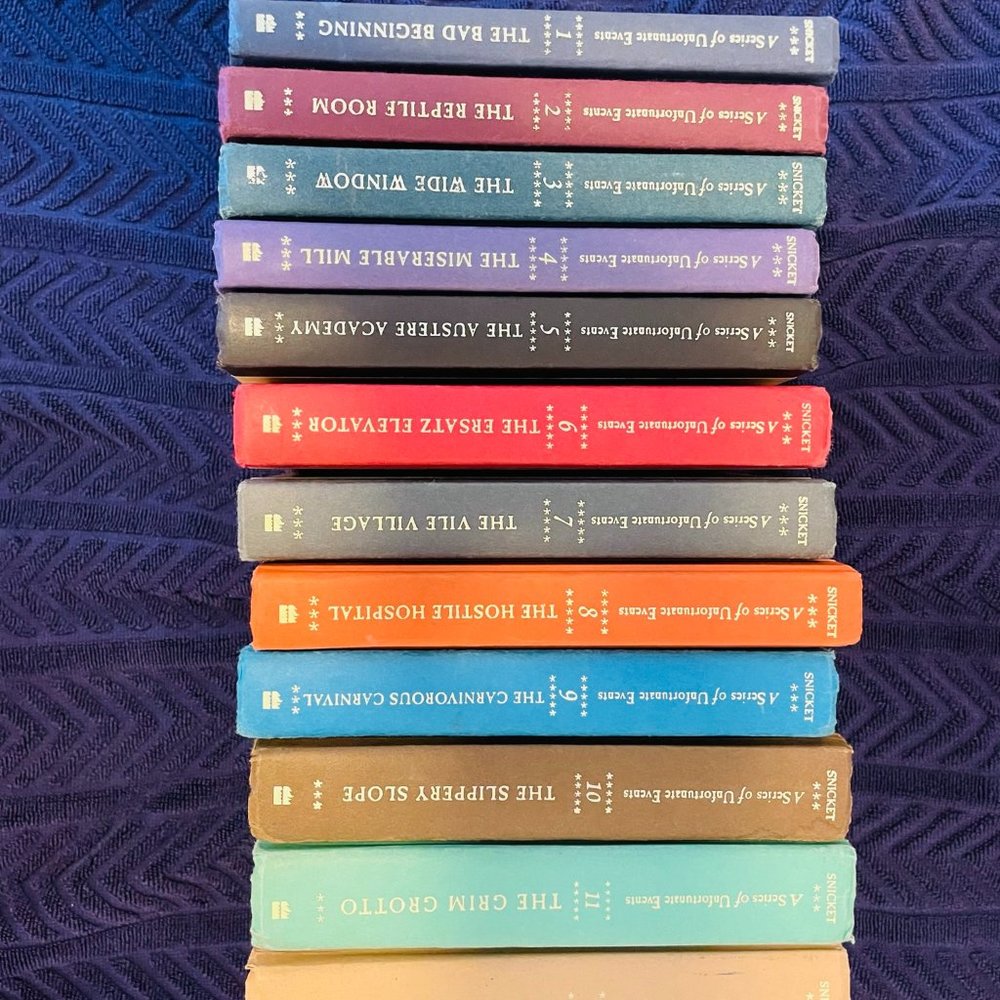 Set Of 12 Series Of Unfortunate Events By Lemony Snicket Children's Books